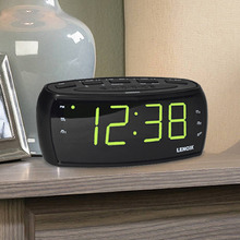 Large Black Digital Alarm Clock